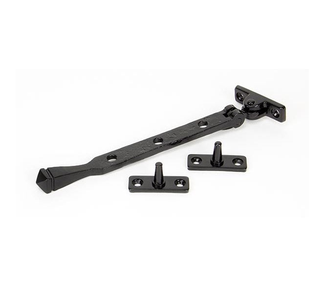 From The Anvil 90399 8 Handmade Avon Window Stay - Black