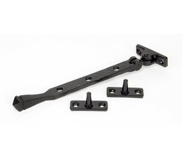 From The Anvil 90399 8 Handmade Avon Window Stay - Black