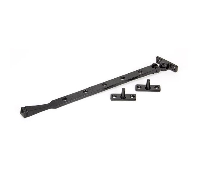 From The Anvil 90405 12 Handmade Avon Window Stay - Black