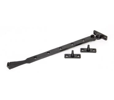 From The Anvil 90405 12 Handmade Avon Window Stay - Black
