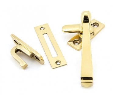 From The Anvil 90407 Locking Avon Window Fastener - Aged Brass
