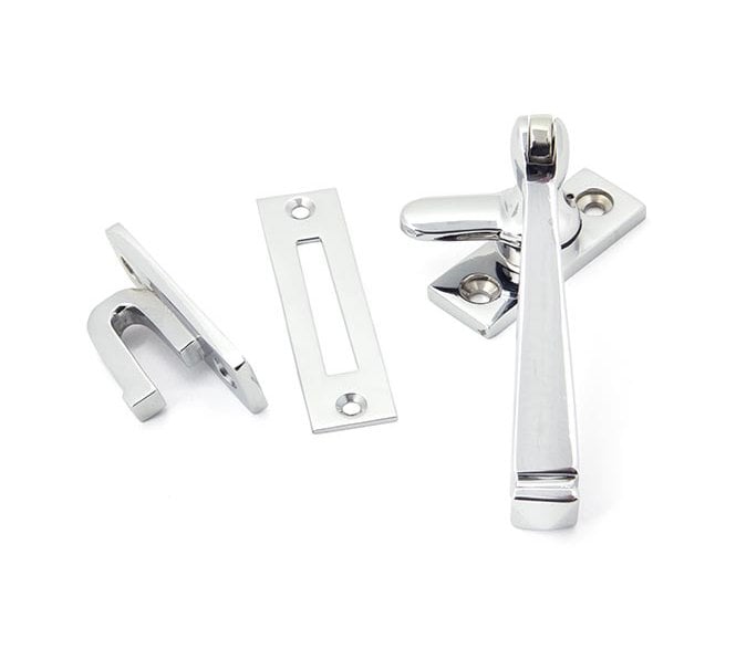 From The Anvil 90408 Locking Avon Window Fastener - Polished Chrome