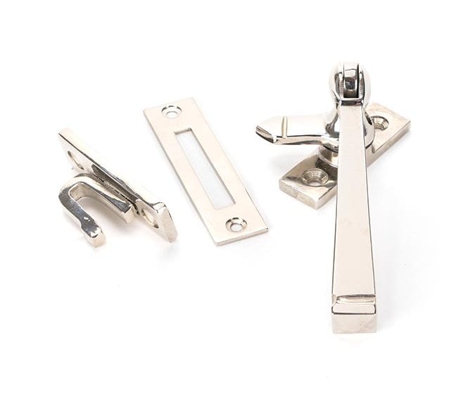 From The Anvil 90409 Locking Avon Window Fastener - Polished Nickel