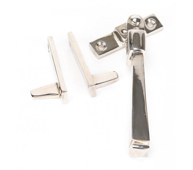 From The Anvil 90413 Locking Night Vent Avon Window Fastener - Polished Nickel