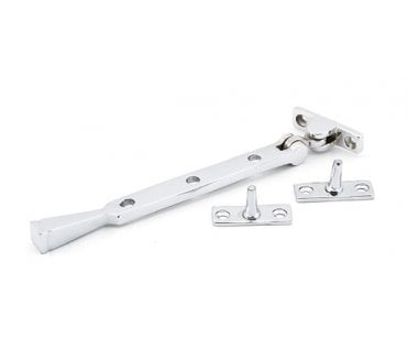 From The Anvil 90424 8 Avon Window Stay - Polished Chrome