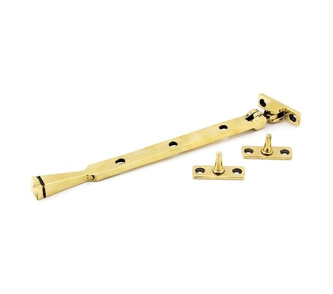 From The Anvil 90427 10 Avon Window Stay - Aged Brass