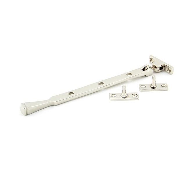From The Anvil 90429 10 Avon Window Stay - Polished Nickel