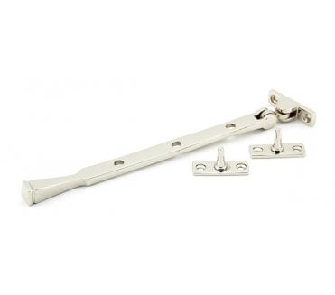 From The Anvil 90429 10 Avon Window Stay - Polished Nickel