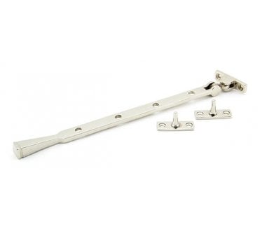 From The Anvil 90433 12 Avon Window Stay - Polished Nickel