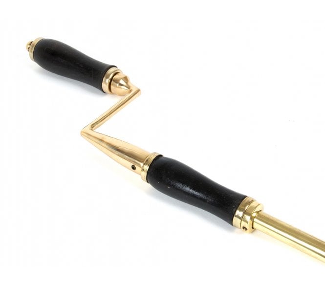 From The Anvil 91024 1-2m Telescopic Window Winder - Polished Brass