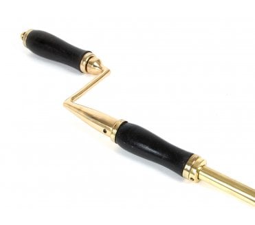 From The Anvil 91024 1-2m Telescopic Window Winder - Polished Brass