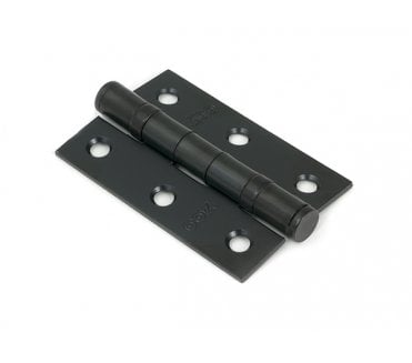 From The Anvil 91041 75mm Ball Bearing Butt Hinges (Pair) - Black