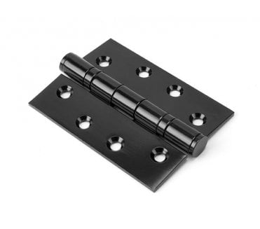 From The Anvil 91043 102mm Ball Bearing Butt Hinges (Pair) - Black