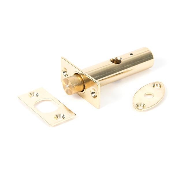 From The Anvil 91050 Security Door Bolt - Polished Brass