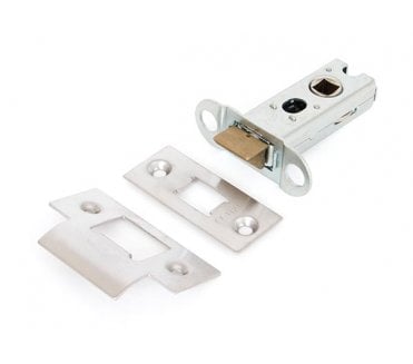 From The Anvil 91069 2.5 Heavy Duty Tubular Mortice Latch - Satin Stainless Steel
