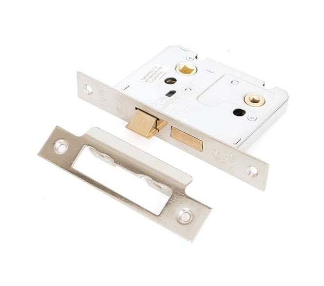 From The Anvil 91086 3 Bathroom Mortice Lock - Nickel Plated