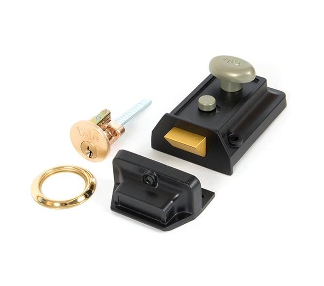 From The Anvil 91093 Traditional Night Latch - Black