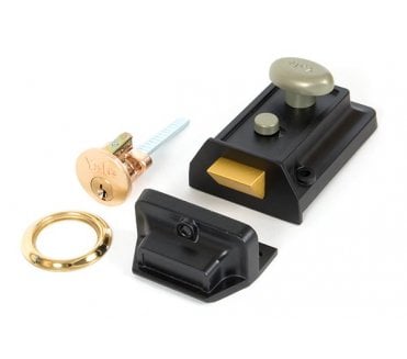 From The Anvil 91093 Traditional Night Latch - Black