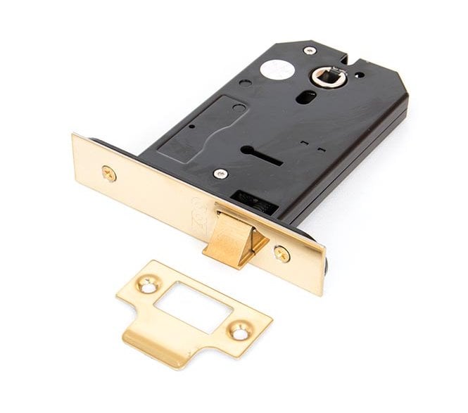 From The Anvil 91113 3 Lever Horizontal Latch - Polished Brass