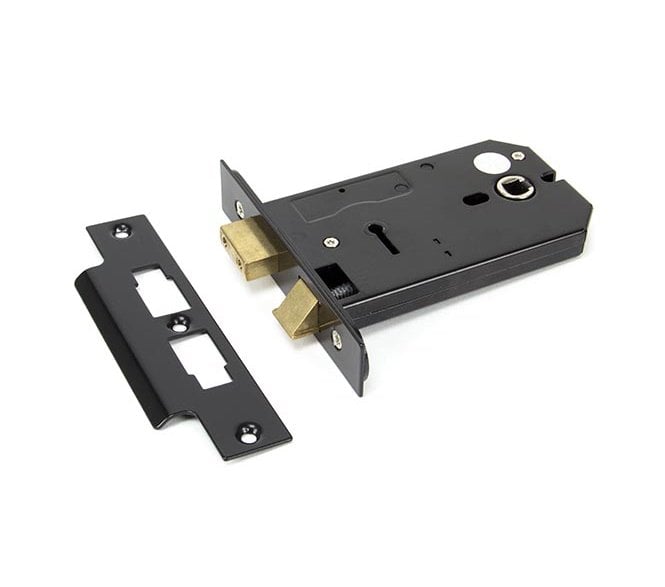 From The Anvil 91116 5 3-Lever Horizontal Mortice Sashlock - Black