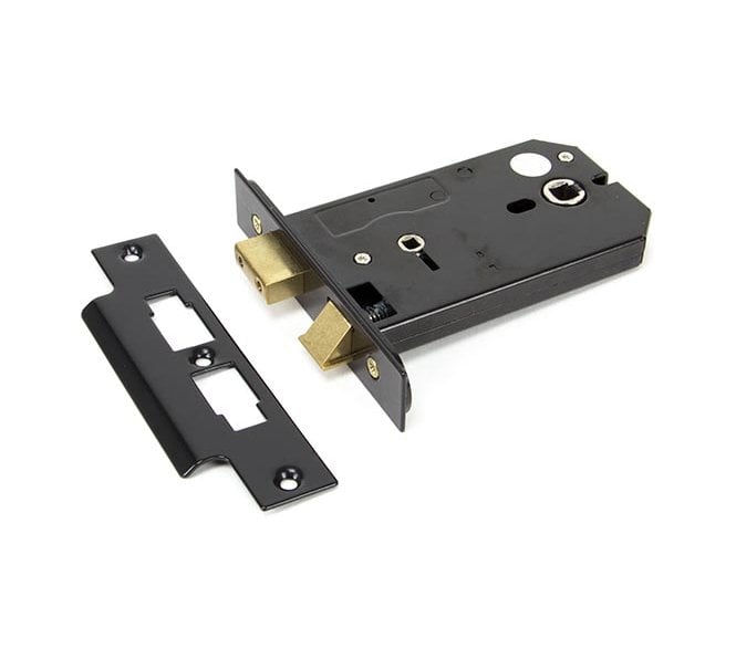 From The Anvil 91117 5 Horizontal Bathroom Lock - Black