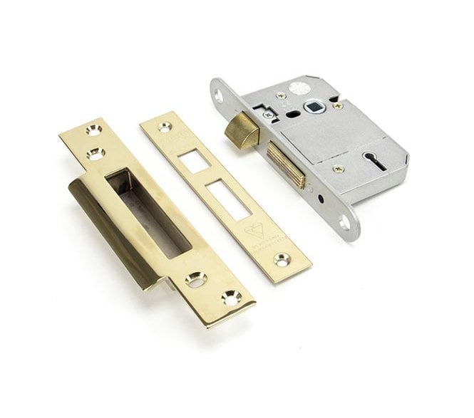 From The Anvil 91120 63mm 5-Lever Mortice Sashlock BS3621 - Polished Brass