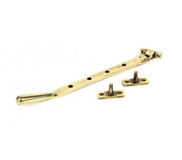 From The Anvil 91446 10 Newbury Window Stay - Aged Brass
