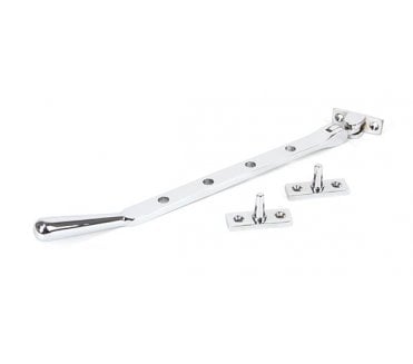 From The Anvil 91453 10 Newbury Window Stay - Polished Chrome