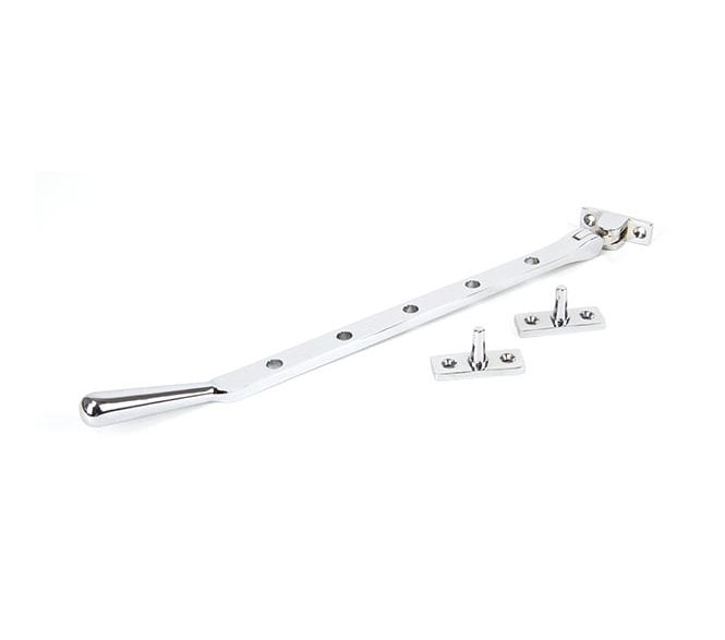 From The Anvil 91454 12 Newbury Window Stay - Polished Chrome