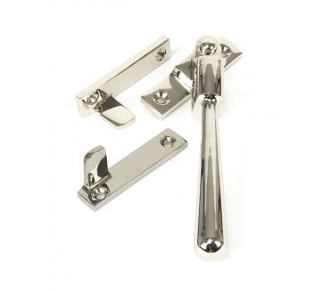 From The Anvil 91456 Locking Night Vent Newbury Window Fastener - Polished Nickel