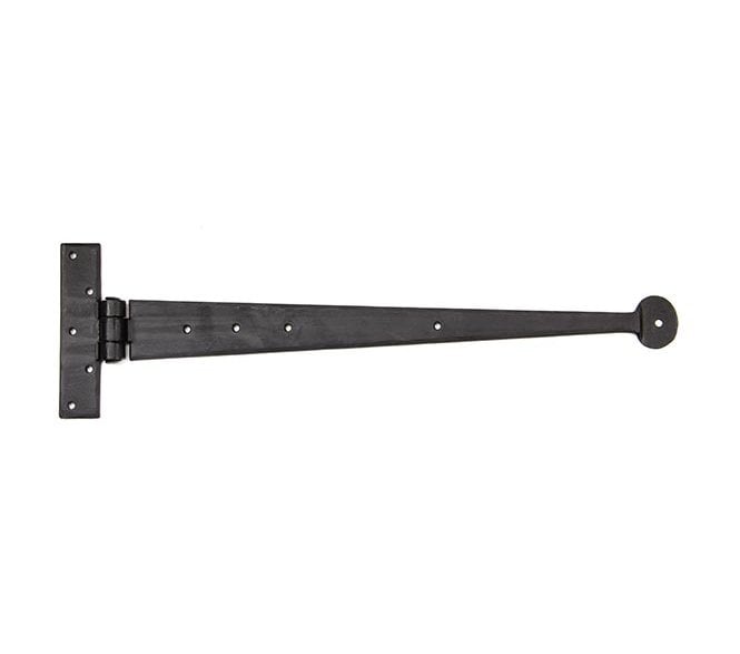 From The Anvil 91470 450mm Penny End Tee Hinges (Pair) - External Beeswax