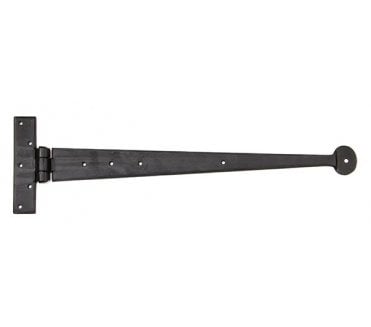 From The Anvil 91470 450mm Penny End Tee Hinges (Pair) - External Beeswax