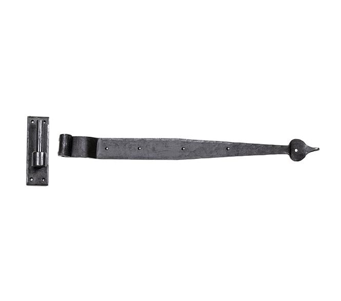 From The Anvil 91471 24 Hook & Band Cranked Hinges (Pair) - External Beeswax
