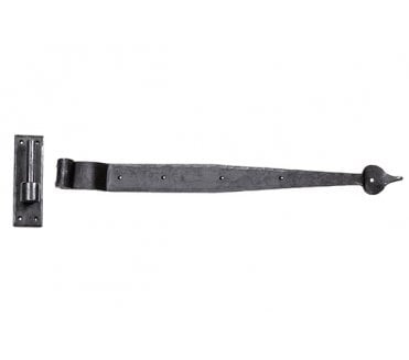 From The Anvil 91471 24 Hook & Band Cranked Hinges (Pair) - External Beeswax