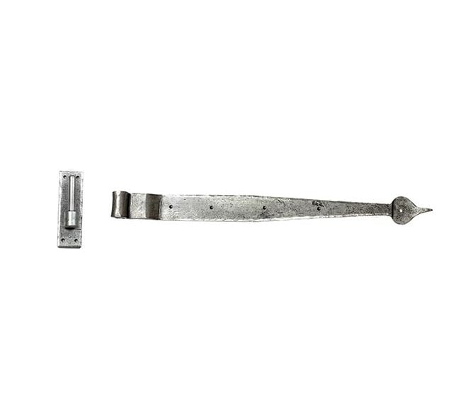 From The Anvil 91474 24 Hook & Band Cranked Hinges (Pair) - Pewter