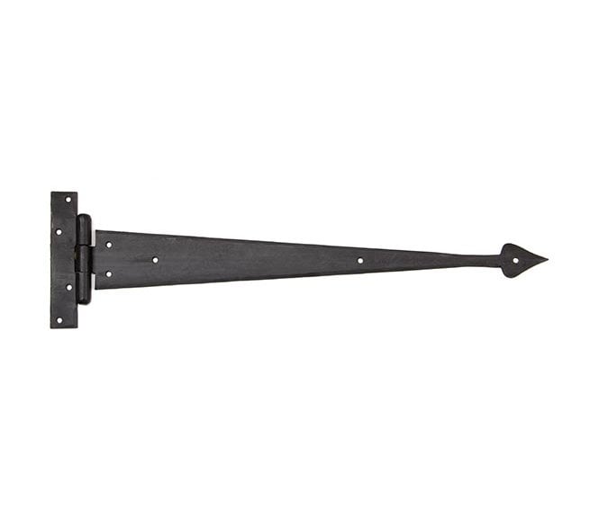From The Anvil 91476 450mm Arrow Head T Hinges (Pair) - External Beeswax