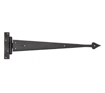 From The Anvil 91476 450mm Arrow Head T Hinges (Pair) - External Beeswax