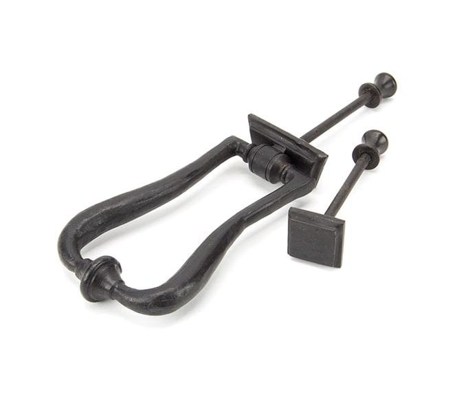 From The Anvil 91491 Blacksmith Slimline Art Deco Door Knocker - External Beeswax
