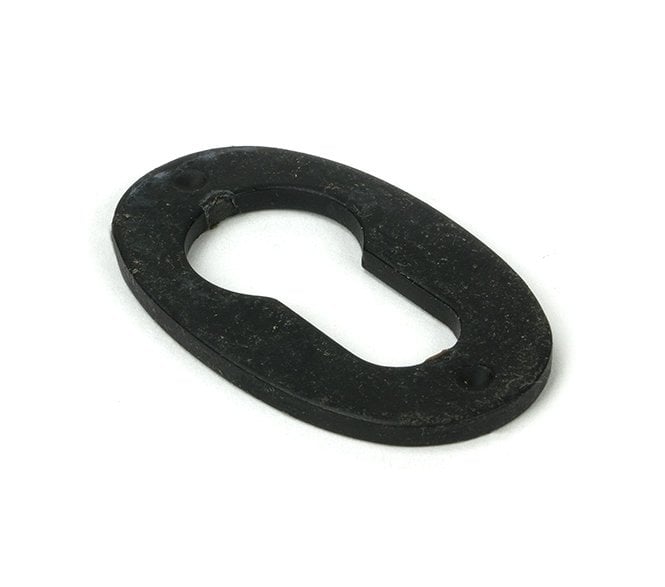 From The Anvil 91501 Oval Euro Profile Escutcheon - Beeswax