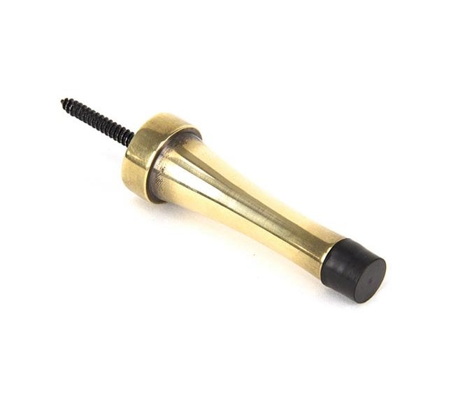 From The Anvil 91510 Period Projection Door Stop - Aged Brass
