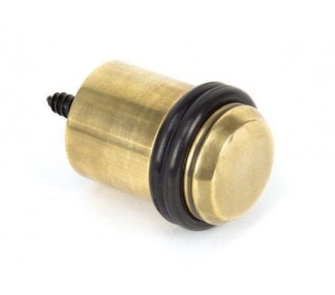 From The Anvil 91514 Period Floor Mounted Doorstop - Aged Brass