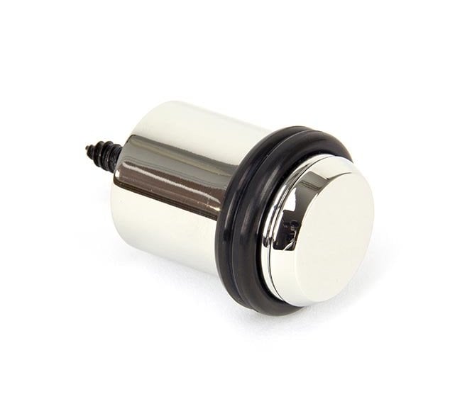 From The Anvil 91516 Period Floor Mounted Doorstop - Polished Nickel
