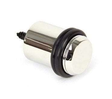From The Anvil 91516 Period Floor Mounted Doorstop - Polished Nickel