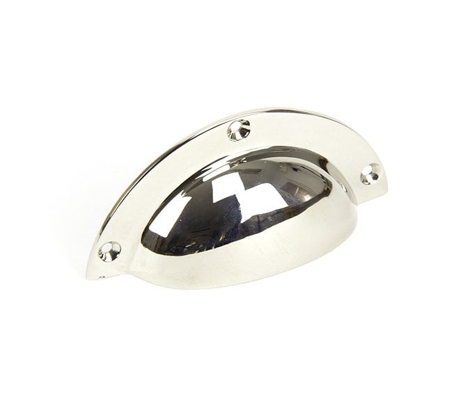 From The Anvil 91524 Period Plain Cup Pull - Polished Nickel