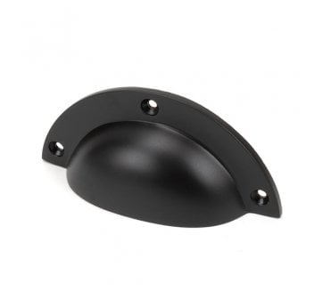 From The Anvil 91525 Period Plain Cup Pull - Aged Bronze