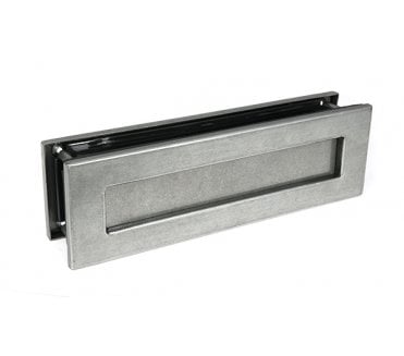 From The Anvil 91527 Blacksmith Letter Box 315x92mm - Pewter