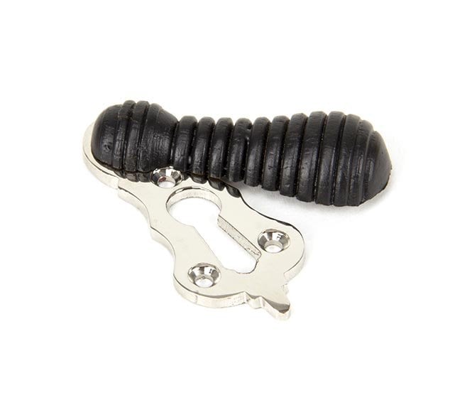 From The Anvil 91533 Beehive Escutcheon - Ebony & Polished Nickel