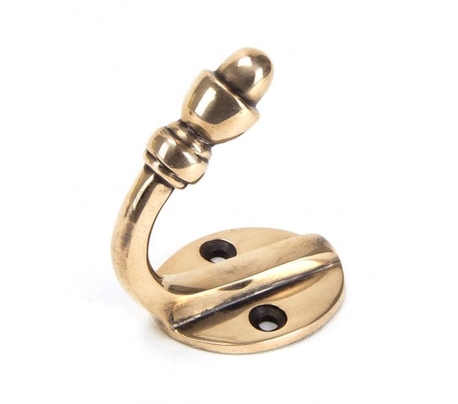 From The Anvil 91750 Period Coat Hook - Polished Bronze