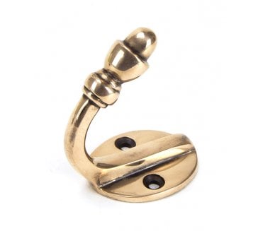 From The Anvil 91750 Period Coat Hook - Polished Bronze