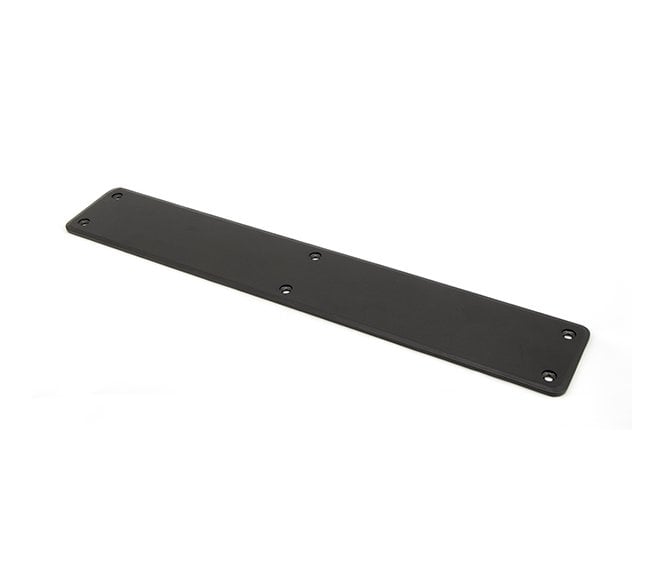From The Anvil 91760 Plain Finger Plate 400mm - Black